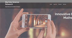 Desktop Screenshot of bigdatascienceresearch.com